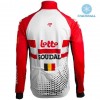 Cykeltrøje Langærmet + Bib Cykelbukser 2019 Lotto Soudal Viter Thermal Fleece N001